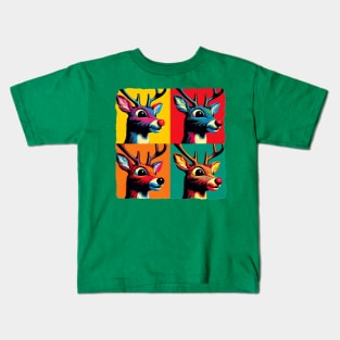 Rudolf Radiance: Pop Art's Brightest Star Kids T-Shirt